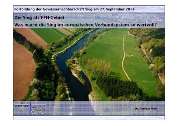 Vortrag 3 Die Sieg als FFH-Gebiet_Weih| PDF 8,1 MB