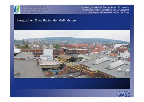 Umgestaltung der Geis im Stadtgebiet von Bad Hersfeld ...