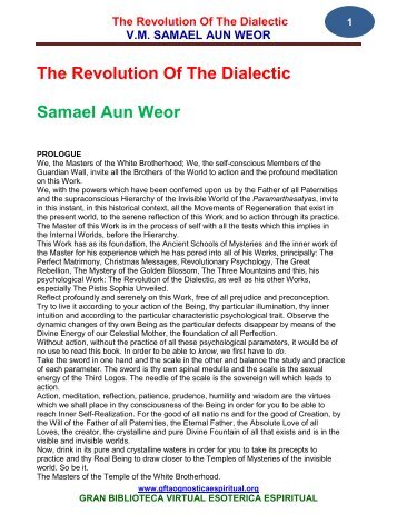 The Revolution Of The Dialectic Samael Aun Weor - Gran ...