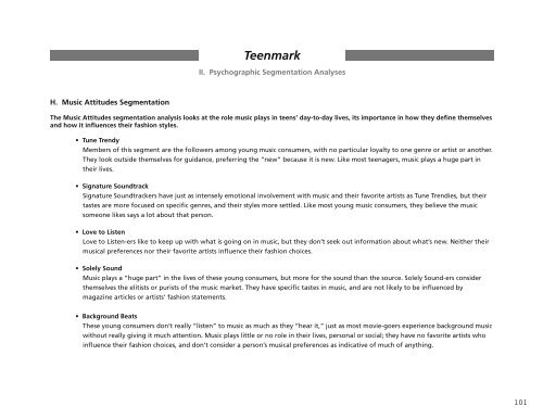 The GfK MRI Psychographic Sourcebook