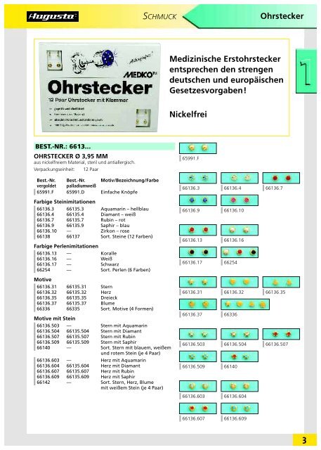Ohrstecker SCHMUCK 3