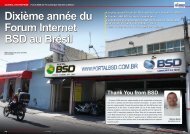 Dixième année du Forum Internet BSD au Brésil