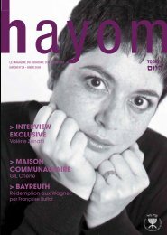 hayom34 - Communauté Israélite Libérale de Genève