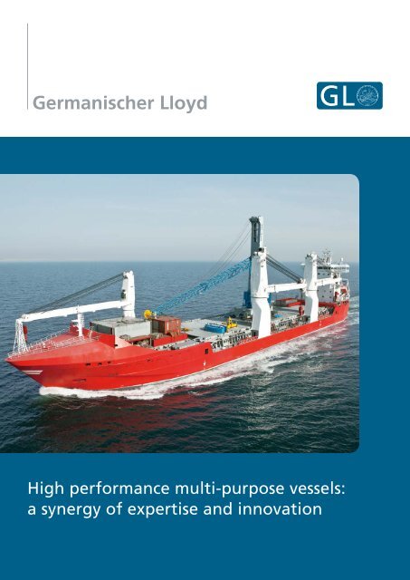 High performance multi-purpose vessels - Germanischer Lloyd