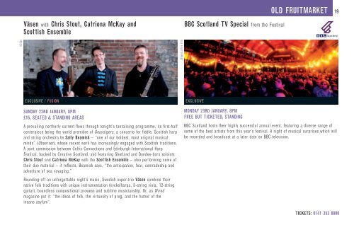 Download the Celtic Connections Brochure - Glasgow Life