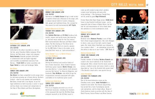 Download the Celtic Connections Brochure - Glasgow Life