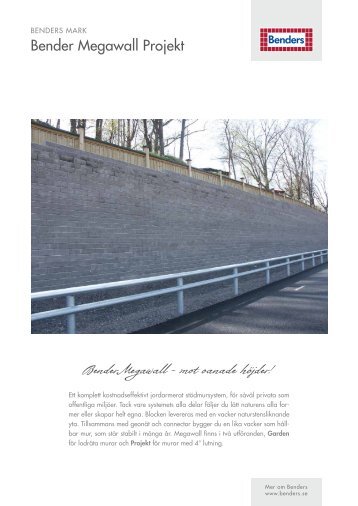 Bender Megawall Projekt - Benders