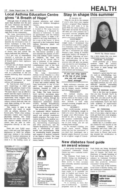 Glebe Report - Volume 32 Number 6- June 14 2002