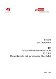 zum Bericht - Gustav-Heinemann-Oberschule