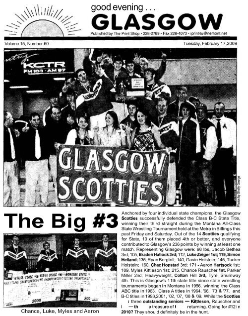 The Big #3 - Glasgow Montana