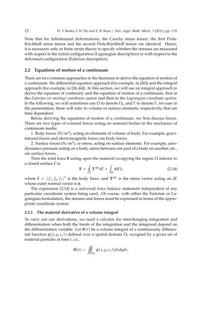 A Brief Review of Elasticity and Viscoelasticity for Solids 1 Introduction