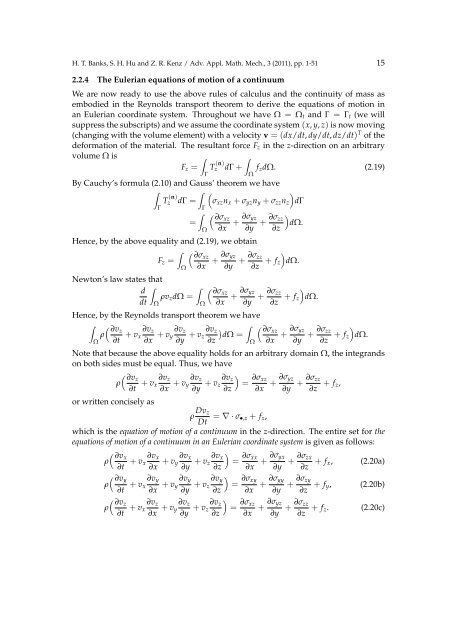 A Brief Review of Elasticity and Viscoelasticity for Solids 1 Introduction