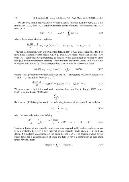 A Brief Review of Elasticity and Viscoelasticity for Solids 1 Introduction