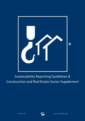 Construction and Real Estate Sector Supplement - Global Reporting ...