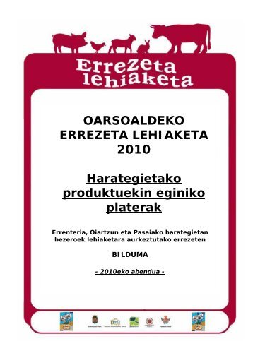 Oarsoaldeko errezeta lehiaketa 2010 - Gipuzkoangazte.info