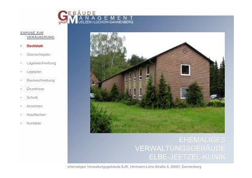 Verwaltungsgebäude EJK - Gebäudemanagement Uelzen / Lüchow ...