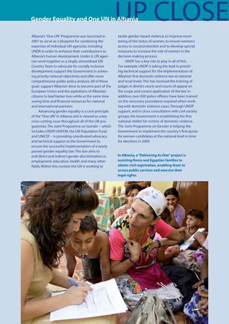 Annual Report 2009 - United Nations Development Programme