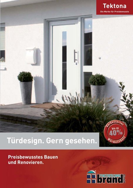 Türfüllungen - Katalog Tektona - Fenstertechnik brand GmbH