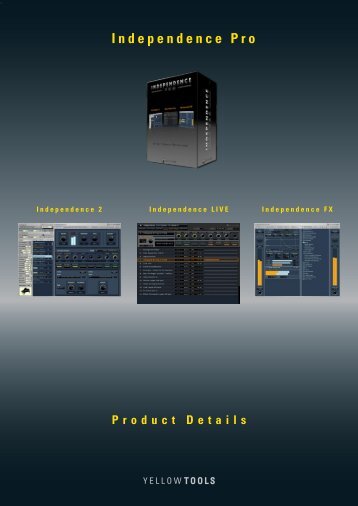 Product Details Independence Pro - Yellow Tools