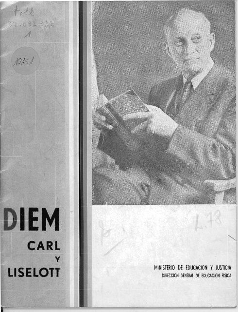 Dr.Carl Diem: Sra.Liselott Diem - Repositorio Institucional del ...