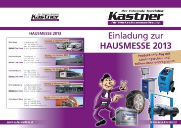 Einladung zur Hausmesse 2013