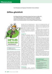 Giftlos glücklich!