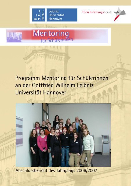 Mentoring für Schülerinnen Abschlussbericht 2006/2007