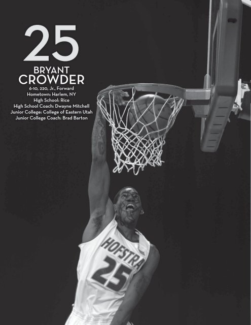 2011-12 Hofstra Men's Basketball Media Guide - GoHofstra.com