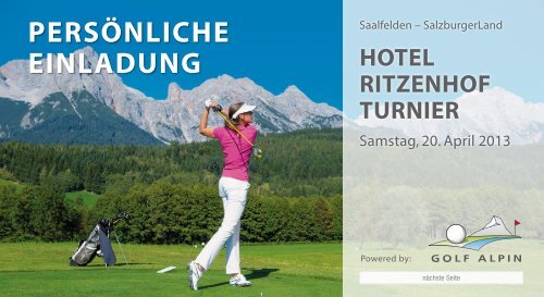 PERSÖNLICHE EINLADUNG - Golfclub Kirchheim-Wendlingen