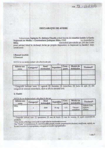 ISPASOIU Adriana Claudia - Garda Nationala de Mediu