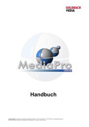 Handbuch Online Goldbach Media