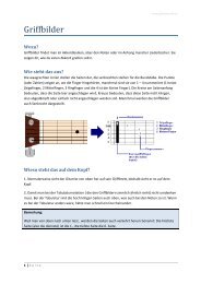 Griffbilder (PDF) - Gitarre & Musik