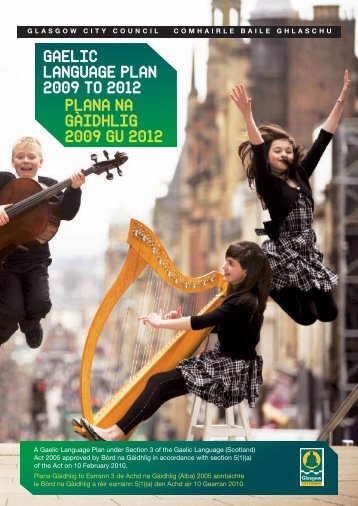 Glasgow's Gaelic Language Plan - Glasgow Life