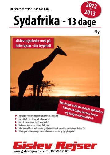 Sydafrika - Gislev Rejser