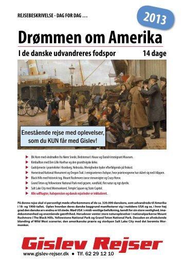 Drømmen om Amerika - Gislev Rejser