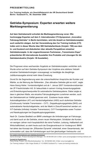 Download (PDF) - Getriebe-symposium.de