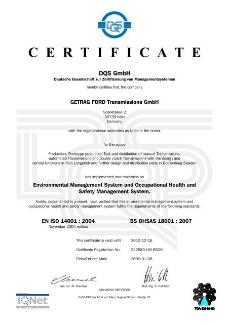 bh ohsas 18001