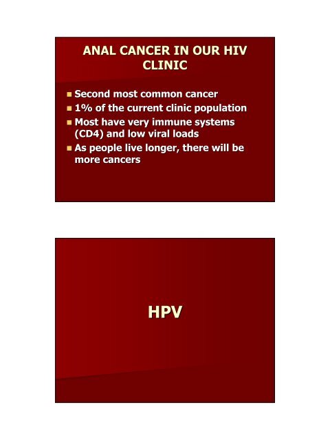 Anal Cancer: A Sexually Transmitted Disease - GMSH