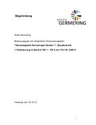 Begruendung - Stadt Germering