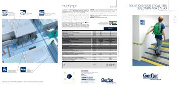 solution pour escaliers solution for stairs tarastep - Gerflor