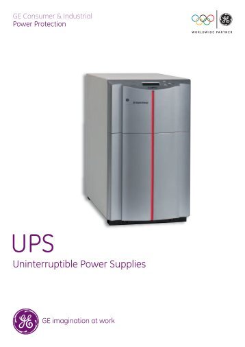 Uninterruptible Power Supplies - G E Power Controls