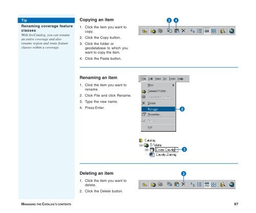 Using ArcCatalog