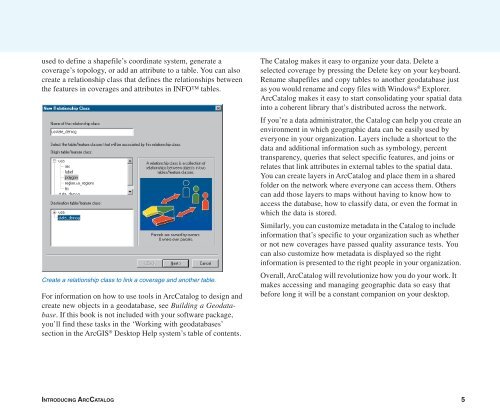 Using ArcCatalog