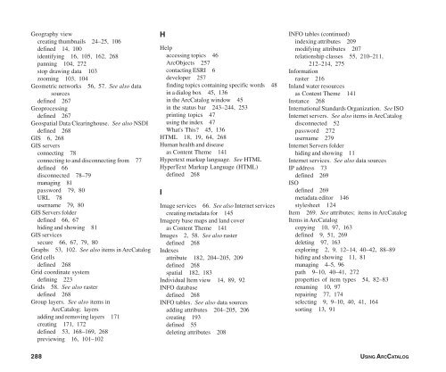 Using ArcCatalog