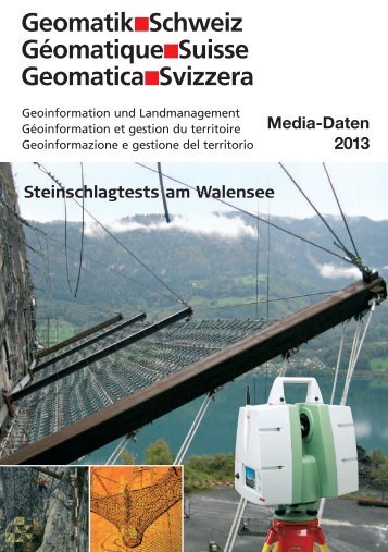 Media-Daten 2013 zum downloaden - Geomatik Schweiz