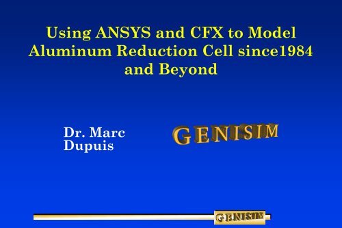 2004, 3D thermo-electric full cell and external busbar model - GeniSim