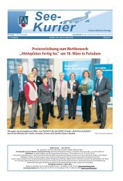 Ausgabe - Nr.4 vom 24. April 2013 - Gemeinde Seddiner See
