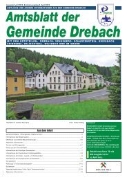 Amtsblatt der Gemeinde Drebach