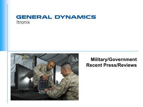 details (PDF, 2.8 MB) - General Dynamics Itronix