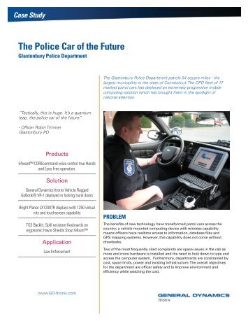 The Police Car of the Future - Itronix